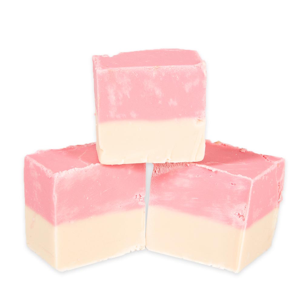 Dairy Free Strawberry and Cream Fudge 100g