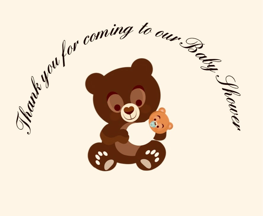 Baby shower party favours